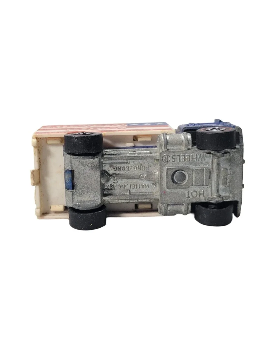 Hot Wheels Redline American Hauler Truck 1973 Blue - Made In Hong Kong